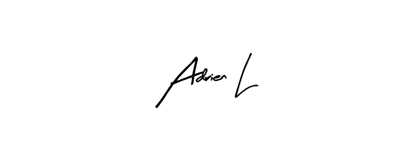 Adrien L stylish signature style. Best Handwritten Sign (Arty Signature) for my name. Handwritten Signature Collection Ideas for my name Adrien L. Adrien L signature style 8 images and pictures png