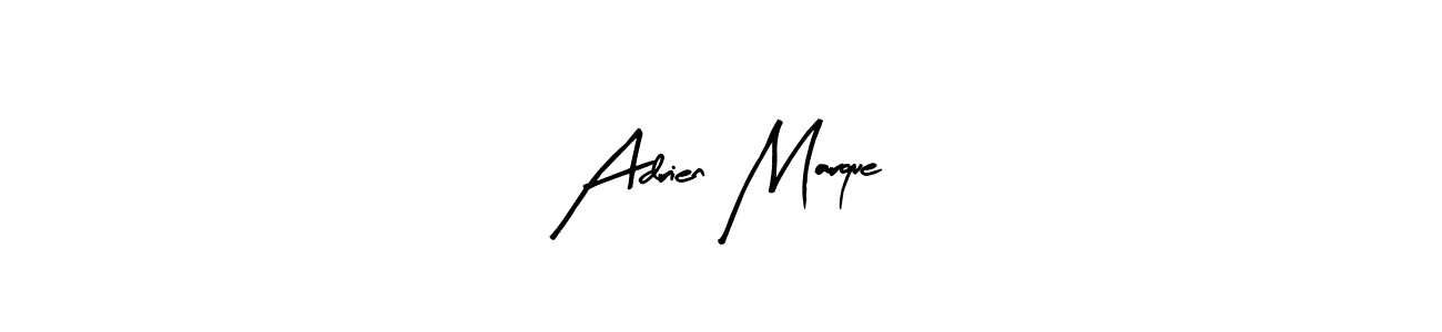 Arty Signature is a professional signature style that is perfect for those who want to add a touch of class to their signature. It is also a great choice for those who want to make their signature more unique. Get Adrien Marque name to fancy signature for free. Adrien Marque signature style 8 images and pictures png