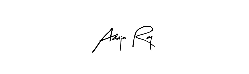 Use a signature maker to create a handwritten signature online. With this signature software, you can design (Arty Signature) your own signature for name Adrija Roy. Adrija Roy signature style 8 images and pictures png