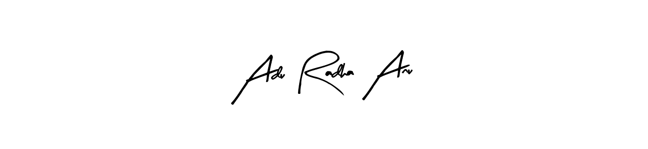 It looks lik you need a new signature style for name Adu Radha Anu. Design unique handwritten (Arty Signature) signature with our free signature maker in just a few clicks. Adu Radha Anu signature style 8 images and pictures png