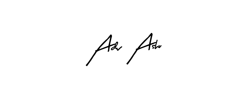 Design your own signature with our free online signature maker. With this signature software, you can create a handwritten (Arty Signature) signature for name Adv Ashu. Adv Ashu signature style 8 images and pictures png