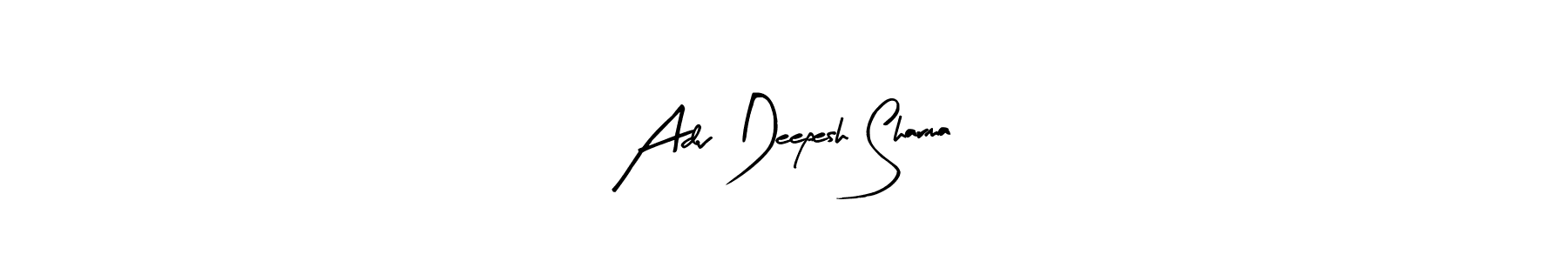 Similarly Arty Signature is the best handwritten signature design. Signature creator online .You can use it as an online autograph creator for name Adv Deepesh Sharma. Adv Deepesh Sharma signature style 8 images and pictures png