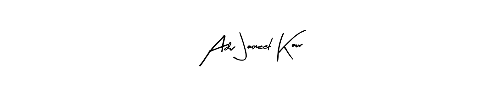 Similarly Arty Signature is the best handwritten signature design. Signature creator online .You can use it as an online autograph creator for name Adv Jasmeet Kaur. Adv Jasmeet Kaur signature style 8 images and pictures png