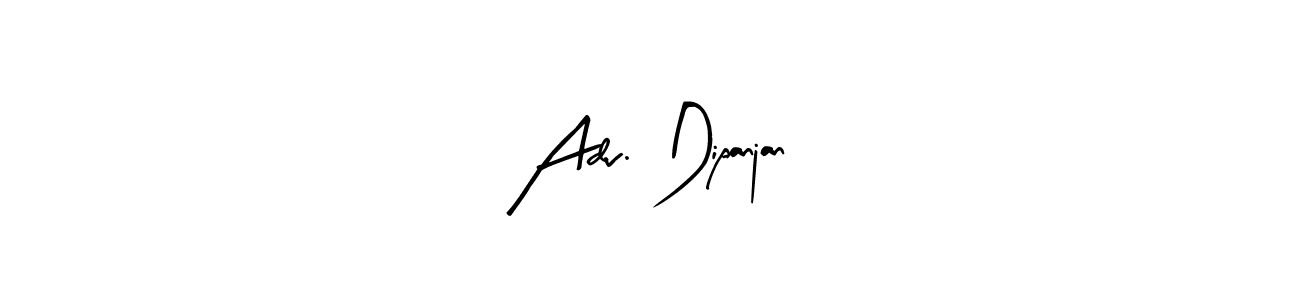 Similarly Arty Signature is the best handwritten signature design. Signature creator online .You can use it as an online autograph creator for name Adv. Dipanjan. Adv. Dipanjan signature style 8 images and pictures png