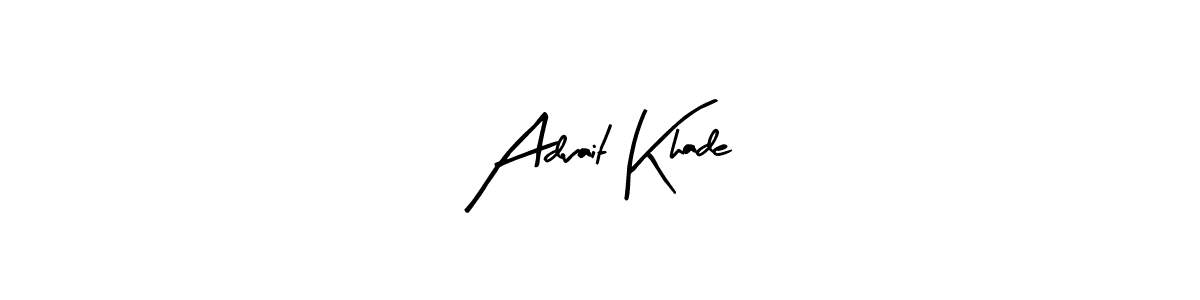 Advait Khade stylish signature style. Best Handwritten Sign (Arty Signature) for my name. Handwritten Signature Collection Ideas for my name Advait Khade. Advait Khade signature style 8 images and pictures png