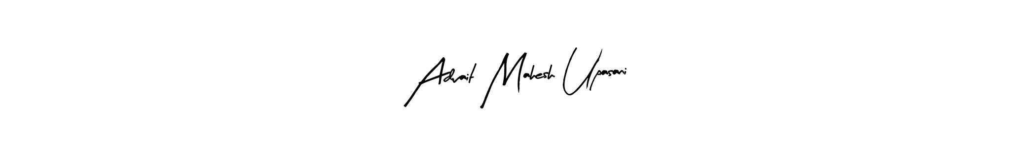 This is the best signature style for the Advait Mahesh Upasani name. Also you like these signature font (Arty Signature). Mix name signature. Advait Mahesh Upasani signature style 8 images and pictures png