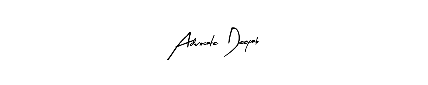 Make a beautiful signature design for name Advocate Deepak. Use this online signature maker to create a handwritten signature for free. Advocate Deepak signature style 8 images and pictures png