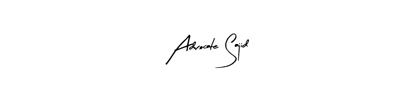 Best and Professional Signature Style for Advocate Sajid. Arty Signature Best Signature Style Collection. Advocate Sajid signature style 8 images and pictures png