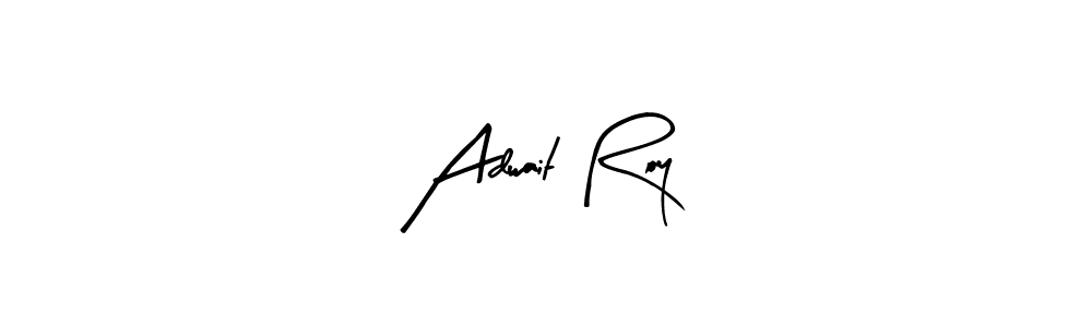 How to make Adwait Roy name signature. Use Arty Signature style for creating short signs online. This is the latest handwritten sign. Adwait Roy signature style 8 images and pictures png