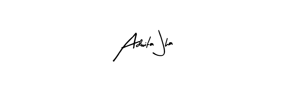 You can use this online signature creator to create a handwritten signature for the name Adwita Jha. This is the best online autograph maker. Adwita Jha signature style 8 images and pictures png