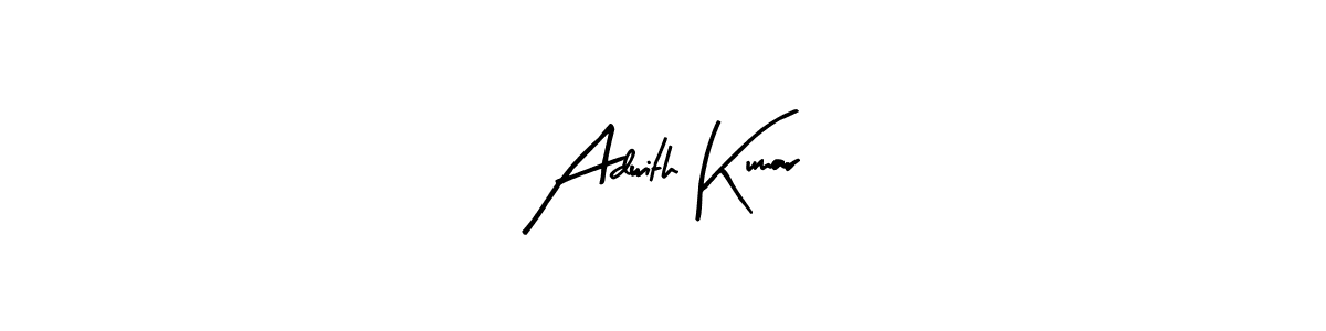 Create a beautiful signature design for name Adwith Kumar. With this signature (Arty Signature) fonts, you can make a handwritten signature for free. Adwith Kumar signature style 8 images and pictures png