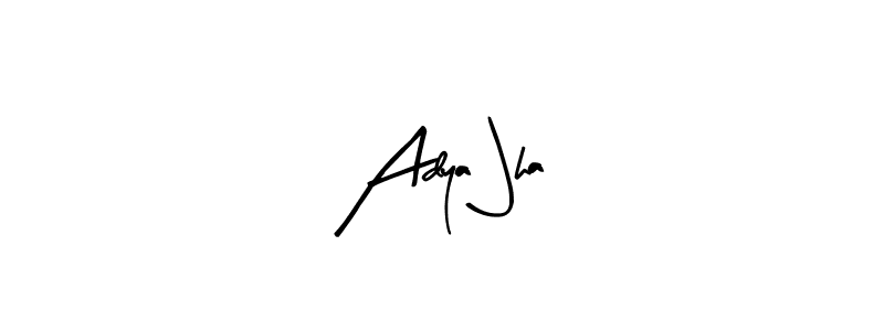 Here are the top 10 professional signature styles for the name Adya Jha. These are the best autograph styles you can use for your name. Adya Jha signature style 8 images and pictures png