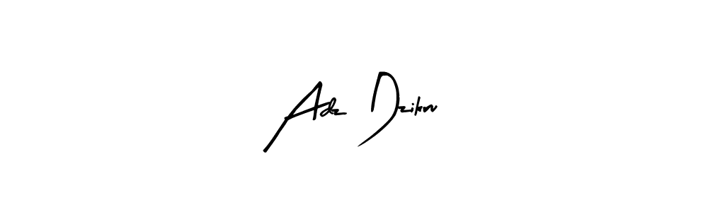 How to make Adz Dzikru name signature. Use Arty Signature style for creating short signs online. This is the latest handwritten sign. Adz Dzikru signature style 8 images and pictures png