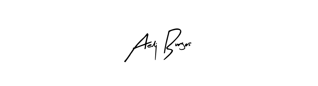 Make a beautiful signature design for name Aelj Burgos. Use this online signature maker to create a handwritten signature for free. Aelj Burgos signature style 8 images and pictures png