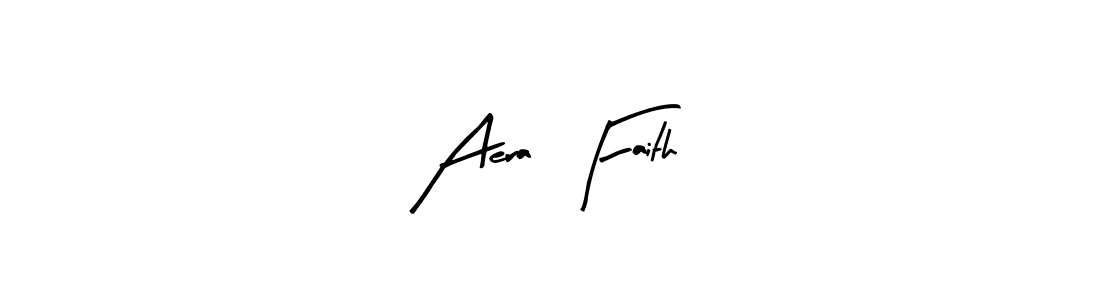 Similarly Arty Signature is the best handwritten signature design. Signature creator online .You can use it as an online autograph creator for name Aera  Faith. Aera  Faith signature style 8 images and pictures png