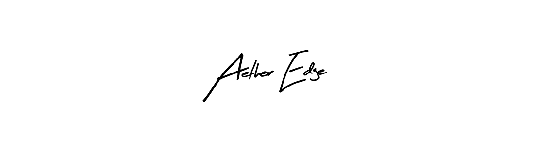 How to make Aether Edge name signature. Use Arty Signature style for creating short signs online. This is the latest handwritten sign. Aether Edge signature style 8 images and pictures png