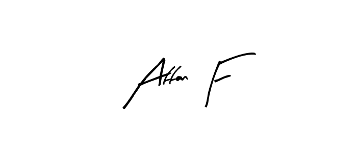 Also You can easily find your signature by using the search form. We will create Affan F name handwritten signature images for you free of cost using Arty Signature sign style. Affan F signature style 8 images and pictures png