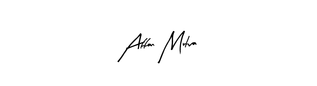 Arty Signature is a professional signature style that is perfect for those who want to add a touch of class to their signature. It is also a great choice for those who want to make their signature more unique. Get Affan Mutva name to fancy signature for free. Affan Mutva signature style 8 images and pictures png