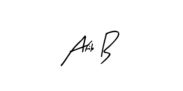 Afik B stylish signature style. Best Handwritten Sign (Arty Signature) for my name. Handwritten Signature Collection Ideas for my name Afik B. Afik B signature style 8 images and pictures png