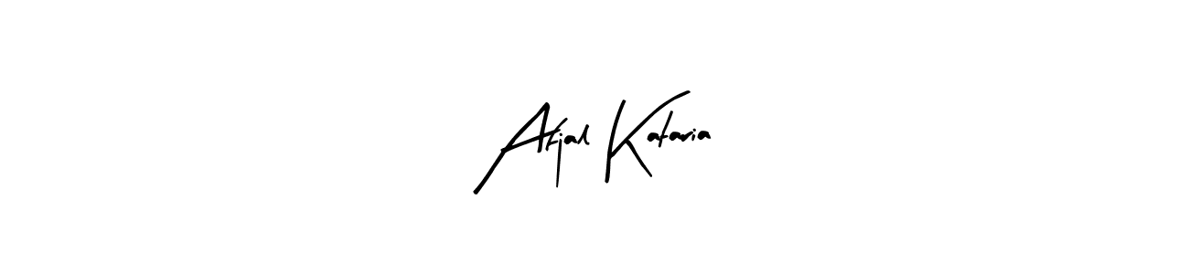Also You can easily find your signature by using the search form. We will create Afjal Kataria name handwritten signature images for you free of cost using Arty Signature sign style. Afjal Kataria signature style 8 images and pictures png