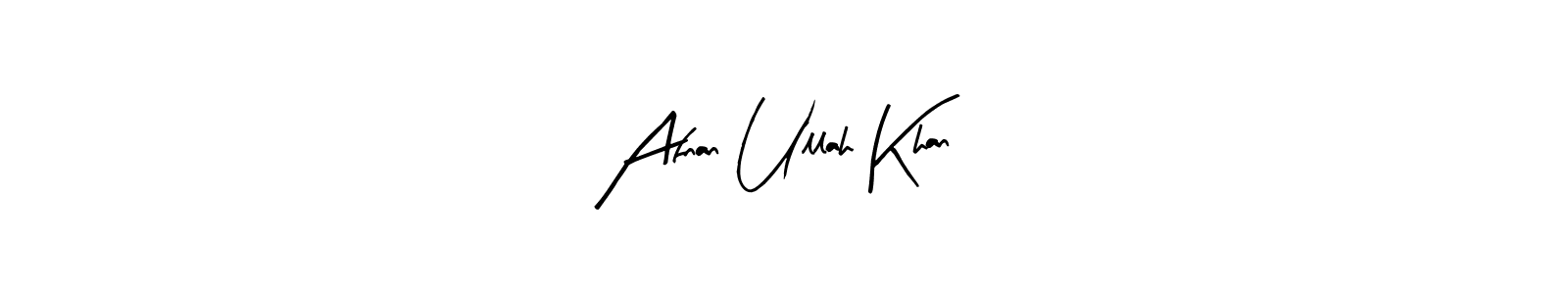 Arty Signature is a professional signature style that is perfect for those who want to add a touch of class to their signature. It is also a great choice for those who want to make their signature more unique. Get Afnan Ullah Khan name to fancy signature for free. Afnan Ullah Khan signature style 8 images and pictures png