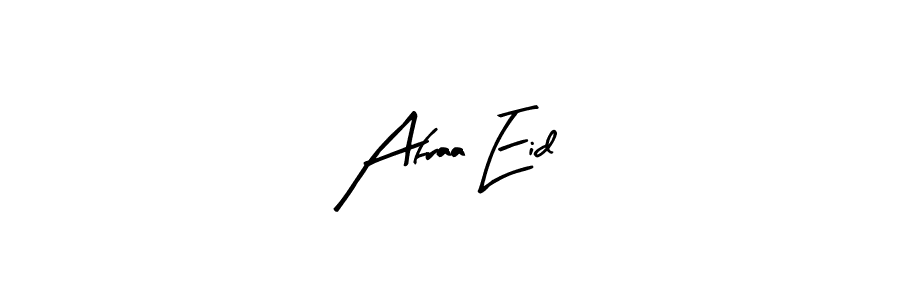 How to make Afraa Eid signature? Arty Signature is a professional autograph style. Create handwritten signature for Afraa Eid name. Afraa Eid signature style 8 images and pictures png