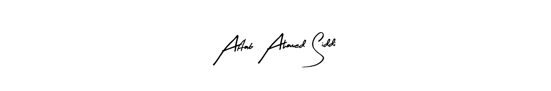 Similarly Arty Signature is the best handwritten signature design. Signature creator online .You can use it as an online autograph creator for name Aftab Ahamed Siddi. Aftab Ahamed Siddi signature style 8 images and pictures png