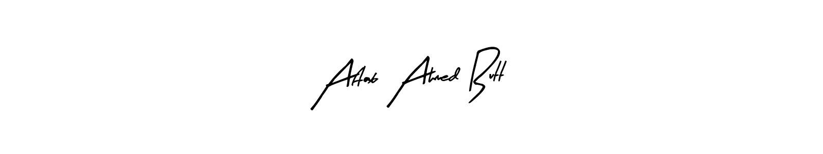 The best way (Arty Signature) to make a short signature is to pick only two or three words in your name. The name Aftab Ahmed Butt include a total of six letters. For converting this name. Aftab Ahmed Butt signature style 8 images and pictures png