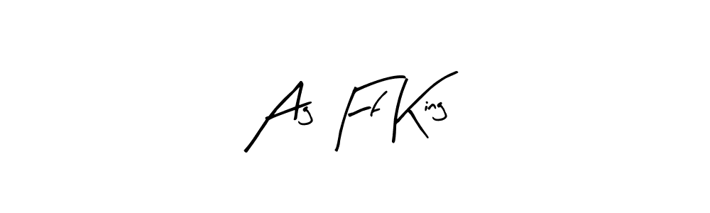 Best and Professional Signature Style for Ag Ff King. Arty Signature Best Signature Style Collection. Ag Ff King signature style 8 images and pictures png