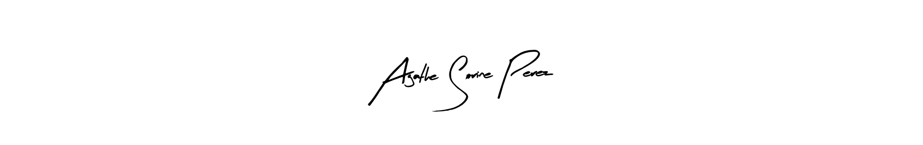 How to make Agathe Sorine Perez signature? Arty Signature is a professional autograph style. Create handwritten signature for Agathe Sorine Perez name. Agathe Sorine Perez signature style 8 images and pictures png