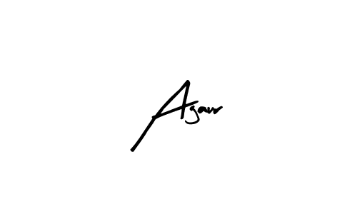 You should practise on your own different ways (Arty Signature) to write your name (Agaur) in signature. don't let someone else do it for you. Agaur signature style 8 images and pictures png