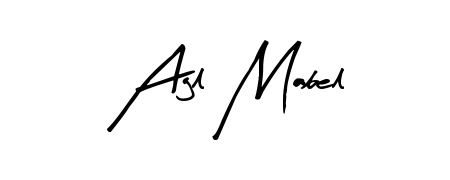 Make a beautiful signature design for name Agl Mabel. With this signature (Arty Signature) style, you can create a handwritten signature for free. Agl Mabel signature style 8 images and pictures png