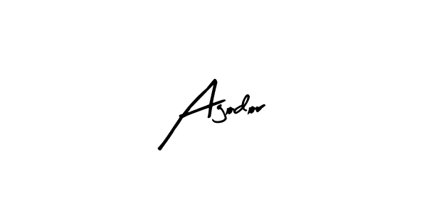 Agodor stylish signature style. Best Handwritten Sign (Arty Signature) for my name. Handwritten Signature Collection Ideas for my name Agodor. Agodor signature style 8 images and pictures png