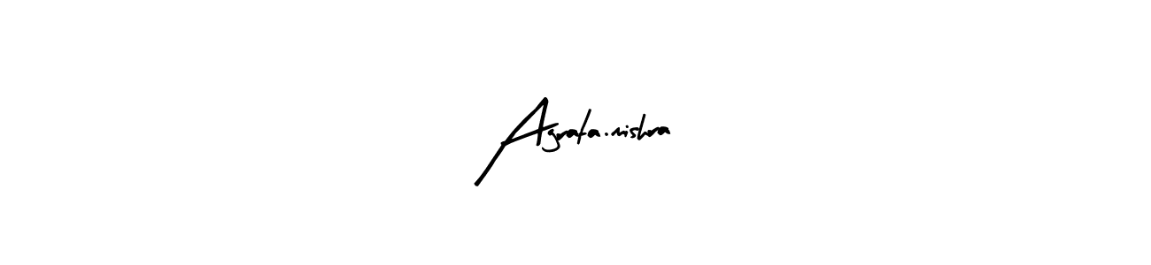 Create a beautiful signature design for name Agrata.mishra. With this signature (Arty Signature) fonts, you can make a handwritten signature for free. Agrata.mishra signature style 8 images and pictures png