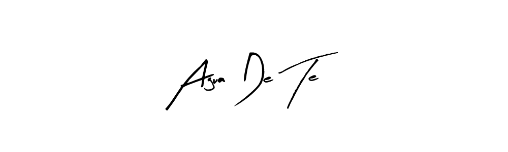 This is the best signature style for the Agua De Te name. Also you like these signature font (Arty Signature). Mix name signature. Agua De Te signature style 8 images and pictures png