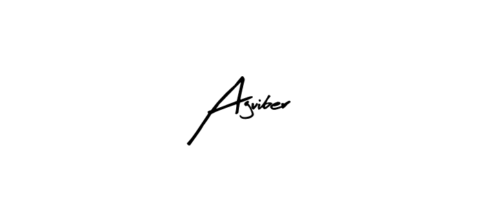 How to make Aguiber name signature. Use Arty Signature style for creating short signs online. This is the latest handwritten sign. Aguiber signature style 8 images and pictures png