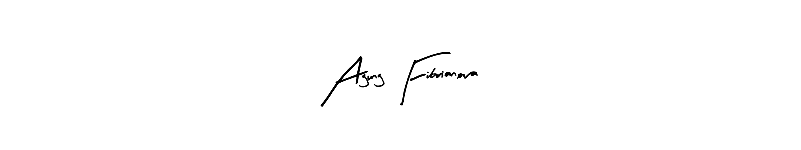 Make a beautiful signature design for name Agung Fibrianova. Use this online signature maker to create a handwritten signature for free. Agung Fibrianova signature style 8 images and pictures png