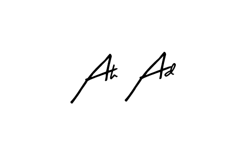You should practise on your own different ways (Arty Signature) to write your name (Ah Ad) in signature. don't let someone else do it for you. Ah Ad signature style 8 images and pictures png