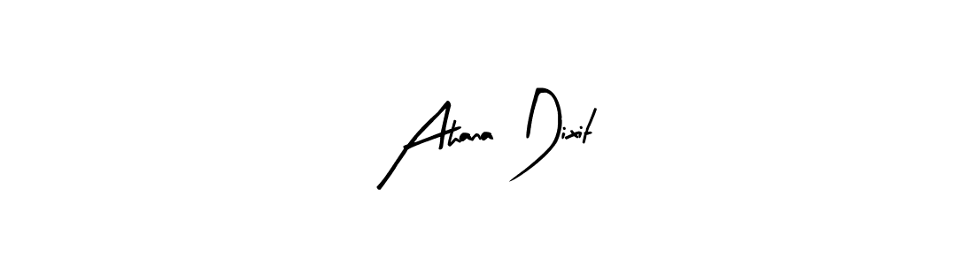Similarly Arty Signature is the best handwritten signature design. Signature creator online .You can use it as an online autograph creator for name Ahana Dixit. Ahana Dixit signature style 8 images and pictures png