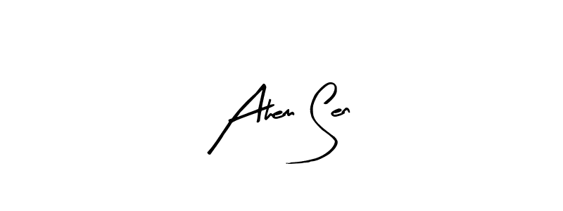 Also we have Ahem Sen name is the best signature style. Create professional handwritten signature collection using Arty Signature autograph style. Ahem Sen signature style 8 images and pictures png