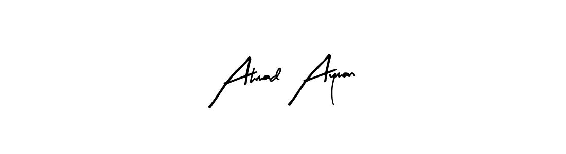 It looks lik you need a new signature style for name Ahmad Ayman. Design unique handwritten (Arty Signature) signature with our free signature maker in just a few clicks. Ahmad Ayman signature style 8 images and pictures png