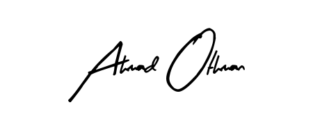 Enhance your business communications with Ahmad Othman signature in Arty Signature lettering. Clean, modern, and universally compatible. Ahmad Othman signature style 8 images and pictures png
