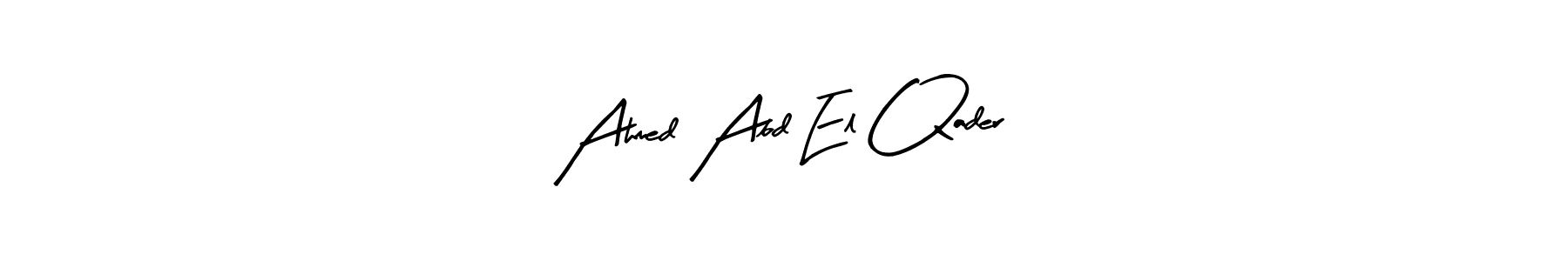 The best way (Arty Signature) to make a short signature is to pick only two or three words in your name. The name Ahmed Abd El Qader include a total of six letters. For converting this name. Ahmed Abd El Qader signature style 8 images and pictures png