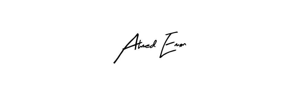 Arty Signature is a professional signature style that is perfect for those who want to add a touch of class to their signature. It is also a great choice for those who want to make their signature more unique. Get Ahmed Emon name to fancy signature for free. Ahmed Emon signature style 8 images and pictures png