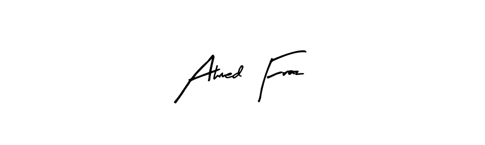 Ahmed Fraz stylish signature style. Best Handwritten Sign (Arty Signature) for my name. Handwritten Signature Collection Ideas for my name Ahmed Fraz. Ahmed Fraz signature style 8 images and pictures png