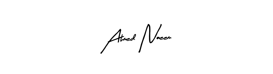 Make a beautiful signature design for name Ahmed Naeem. With this signature (Arty Signature) style, you can create a handwritten signature for free. Ahmed Naeem signature style 8 images and pictures png