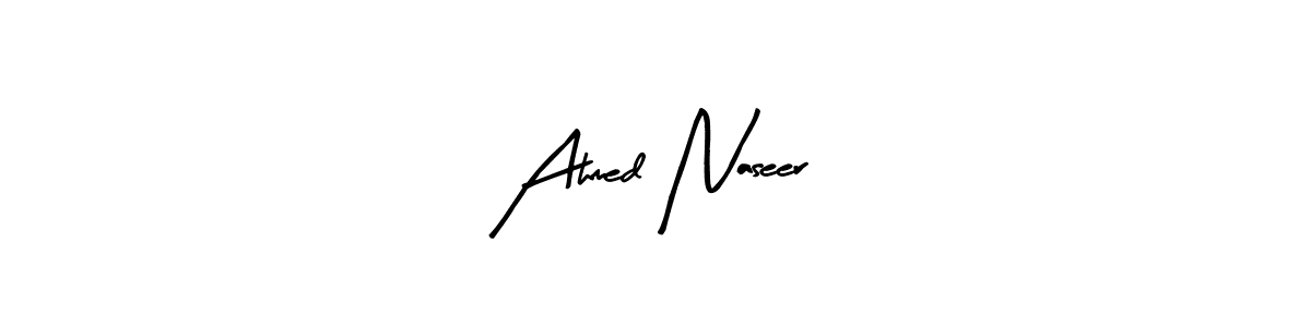 Similarly Arty Signature is the best handwritten signature design. Signature creator online .You can use it as an online autograph creator for name Ahmed Naseer. Ahmed Naseer signature style 8 images and pictures png