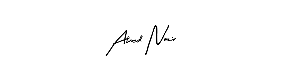 Make a beautiful signature design for name Ahmed Nazir. With this signature (Arty Signature) style, you can create a handwritten signature for free. Ahmed Nazir signature style 8 images and pictures png