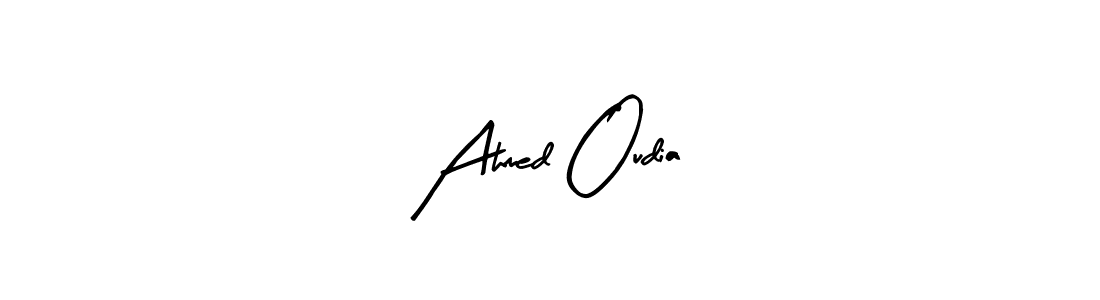 Ahmed Oudia stylish signature style. Best Handwritten Sign (Arty Signature) for my name. Handwritten Signature Collection Ideas for my name Ahmed Oudia. Ahmed Oudia signature style 8 images and pictures png