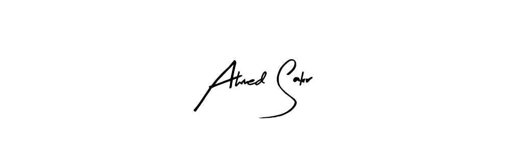 Arty Signature is a professional signature style that is perfect for those who want to add a touch of class to their signature. It is also a great choice for those who want to make their signature more unique. Get Ahmed Sakr name to fancy signature for free. Ahmed Sakr signature style 8 images and pictures png